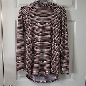 LuLaRoe Multicolor Striped Hoodie Sz Small
